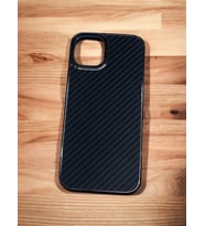 iPhone 14 A+ Kalite  Carbon kaplama  telefon Kılıfı (Antrasit)