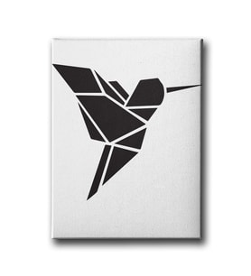 Geometrik Motifli Canvas Tablo MİND251