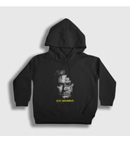 Presmono Unisex Çocuk Siyah Silence Jose Mourinho Kapüşonlu Sweatshirt 339758tt