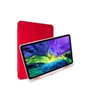 Samsung Galaxy T737 Tab S7 Fe 12.4 Kılıf Kalemlikli Mars Tablet Kılıfı - Kırmızı