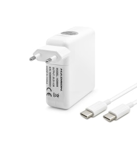 20.2V 4.3A 87W Laptop Adaptörü - Type-C - Apple Asus Dell Uyumlu - Beyaz HD8899