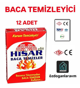 Baca Boru Temizleyici Baca Açıcı 12 Adet