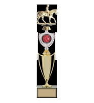 ODAK KUPA - Figürlü Kupalar - At / Binici Figürlü Kupalar FG-042 A - 46 cm