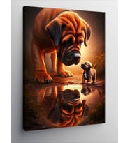Kanvas Tablo Golden Retriever