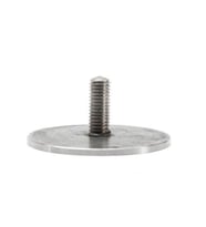 Masa - Sehpa Ayağı Cam Bağlantı Flanşı 3.5mm (4 Adet) (Gri)