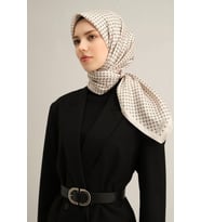 Armine 2025 Yaz Sezonu %100 Twill İpek Eşarp 9345D 87