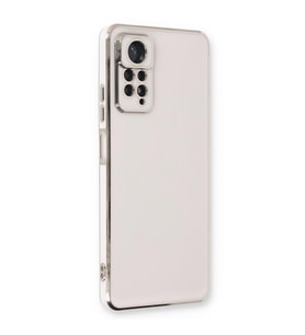 Microsonic Xiaomi Redmi Note 11 Pro 5G Kılıf Olive Plated Beyaz
