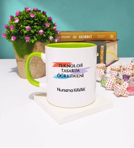 Teknoloji Tasarım Öğretmeni Kupa Bardak Yeşil