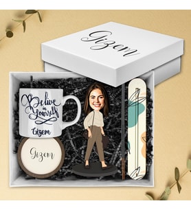 Motto Gift Kadınlara Özel Tasarım Karikatür Biblolu Hediye Kutusu 113023