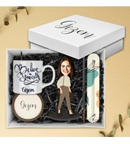 Motto Gift Kadınlara Özel Tasarım Karikatür Biblolu Hediye Kutusu 113023