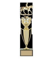 ODAK KUPA - Figürlü Kupalar - At / Binici Figürlü Kupalar FG-044 A - 42 cm