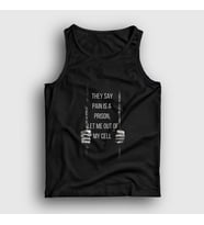 Presmono Unisex Siyah Cell Rapper NF Atlet 304867tt