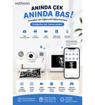 Çocuk Anında Baskılı Fotoğraf Makinesi 16MP Dijital Kamera 1080P Video WiFi Telefon Destekli