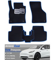 Tesla Model Y (2019-2024) Uyumlu EVA Paspas Tam Set – Birebir Uyum,Araca Özel Tasarım,Su Geçirmez