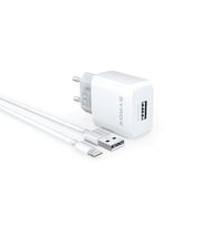 Syrox J46 1.6A 1mt Kablolu Lightning Şarj Cihazı - Beyaz
