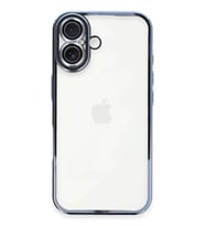 iPhone 16 Plus Kılıf Razer Lensli Silikon - Açık Mavi