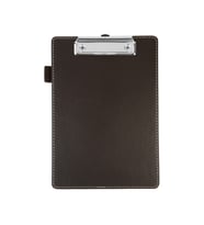 Sekreterlik,A5 Küçük Boy,Kapaksız,A5 Clipboard Vegan Suni Deri,17,5x24,5 cm.,Kahverengi