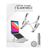 Ayarlanabilir Metal Laptop ve Tablet Yükseltici Stand, Ergonomik Destek