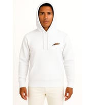 Kapüşonlu Supa Strikas Cep ve Sırt Tasarımlı Unisex Sweatshirt