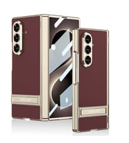 Galaxy Z Fold 8 Ultra Kılıf Kıpta KPT-08 Standlı Kılıf Mürdüm