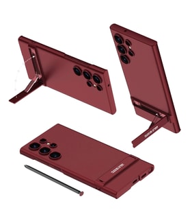 Galaxy S24 Ultra Kılıf Zore Kamera Korumalı Dikey Standlı Ays Kapak