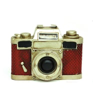 Dekoratif Metal Fotoğraf Makinesi C0264