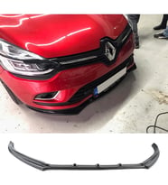 Renault Clio 4 Ön Lip Plastik Parlak Siyah karlık-ön-ek-bodykit 2012 - 2020