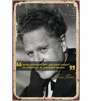 Nazım Hikmet Retro Ahşap Poster