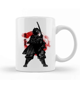 Crimson Tanjiro Kupa Bardak Porselen