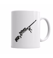 Airsoft Sniper Arte Preta Kupa Bardak Porselen