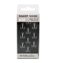 HanFish Sharp Hook 3551 10 Adet Üçlü İğne 12 No
