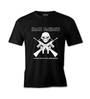 Iron Maiden - A Matter of Life and Death Siyah Erkek Tshirt