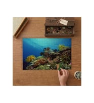 Sualtı Bitkileri Tasarımı 240 parça Ahşap Puzzle Ahşap Kutuda MP02439