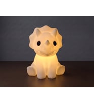 Riva Self Triceratops Dinozor Figürlü 3D Baskı Tealight Mumluk / Dekoratif Ambiyans Aydınlatma