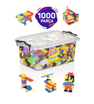 Lego Mikro Blok Funny Blocks 1000 Parça Plastik Kutulu