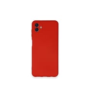 Samsung Galaxy A04 Kılıf Nano İçi Kadife Silikon - Kırmızı
