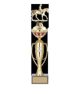 ODAK KUPA - Figürlü Kupalar - At / Binici Figürlü Kupalar FG-073 C - 47 cm
