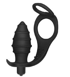 Lilitu Shop Penis Halkalı Titreşimli  Penetratör Plug Masturbatör