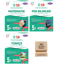 Okyanus 5. Sınıf Classmate Matematik Fen ve Türkçe Etkinlikli Soru Bankası 3lü Set+ Telefon Standı