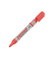 Penmark Permanent Marker Yuvarlak Uçlu Kırmızı Koli Kalemi (12 Li Paket)