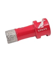 Fixonic Spars SPA54113 18mm M14 Elmas Mermer Granit Delme Panç (Kırmızı)