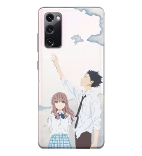 Samsung Galaxy S20 FE Uyumlu A Silent Voice Tasarımlı Şeffaf Telefon Kılıfı