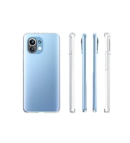 Xiaomi Mi 11 Kılıf Zore Şeffaf İnce ve Esnek Süper Silikon Kılıf (Renksiz)