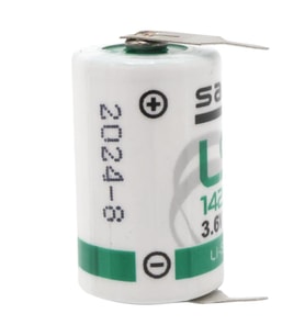 Saft Pil Kısa Puntalı 14250 Lityum 3.6v Şarjlı Pil LI-SOCI2 Kablosuz Alarm Barkod Yazıcı Tarayıcı Pili