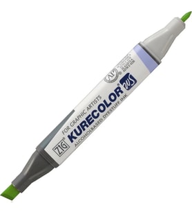 ZIG KURECOLOR KC-3000 125-124 TWIN S MARKER KALEM YELLOW GREEN