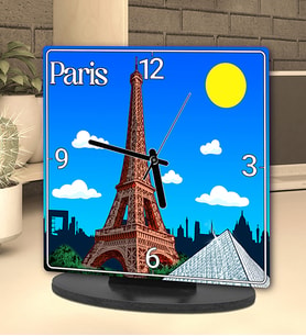 Paris Tasarımlı Masa Saati