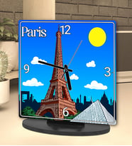 Paris Tasarımlı Masa Saati