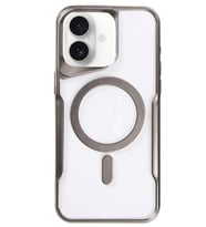Newface Apple iPhone 16 Kılıf Boyi Magsafe Silikon Kapak - Titan Gri