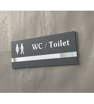 Soft Seri Minimal Pleksi WC Kapı İsimliği