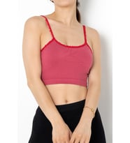 Gigotto Seamless Kadın Spor Büstiyer (Gül Kurusu)